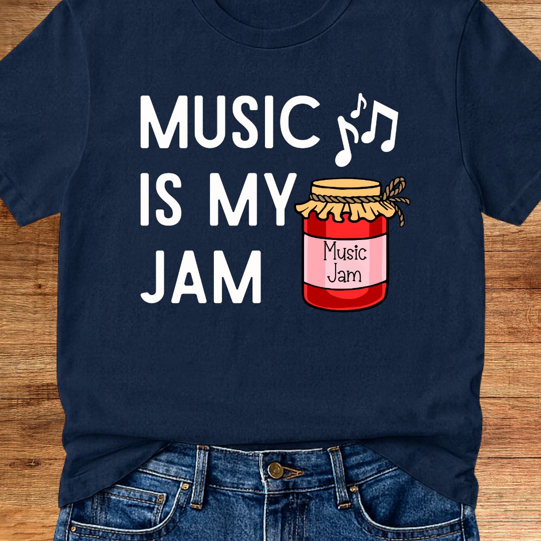 Music is my Jam Teacher T-Shirt - teachngear