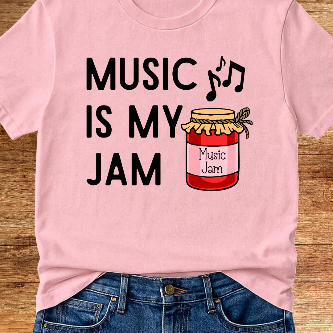 Music is my Jam Teacher T-Shirt - teachngear
