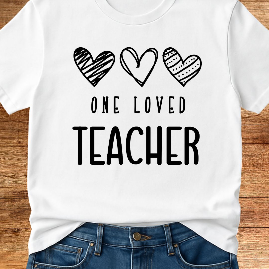 One Loved Teacher T-Shirt - teachngear