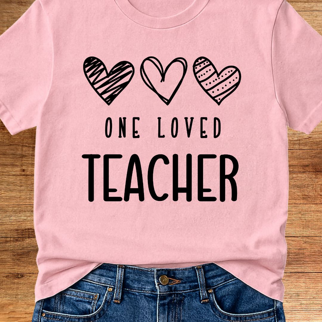 One Loved Teacher T-Shirt - teachngear