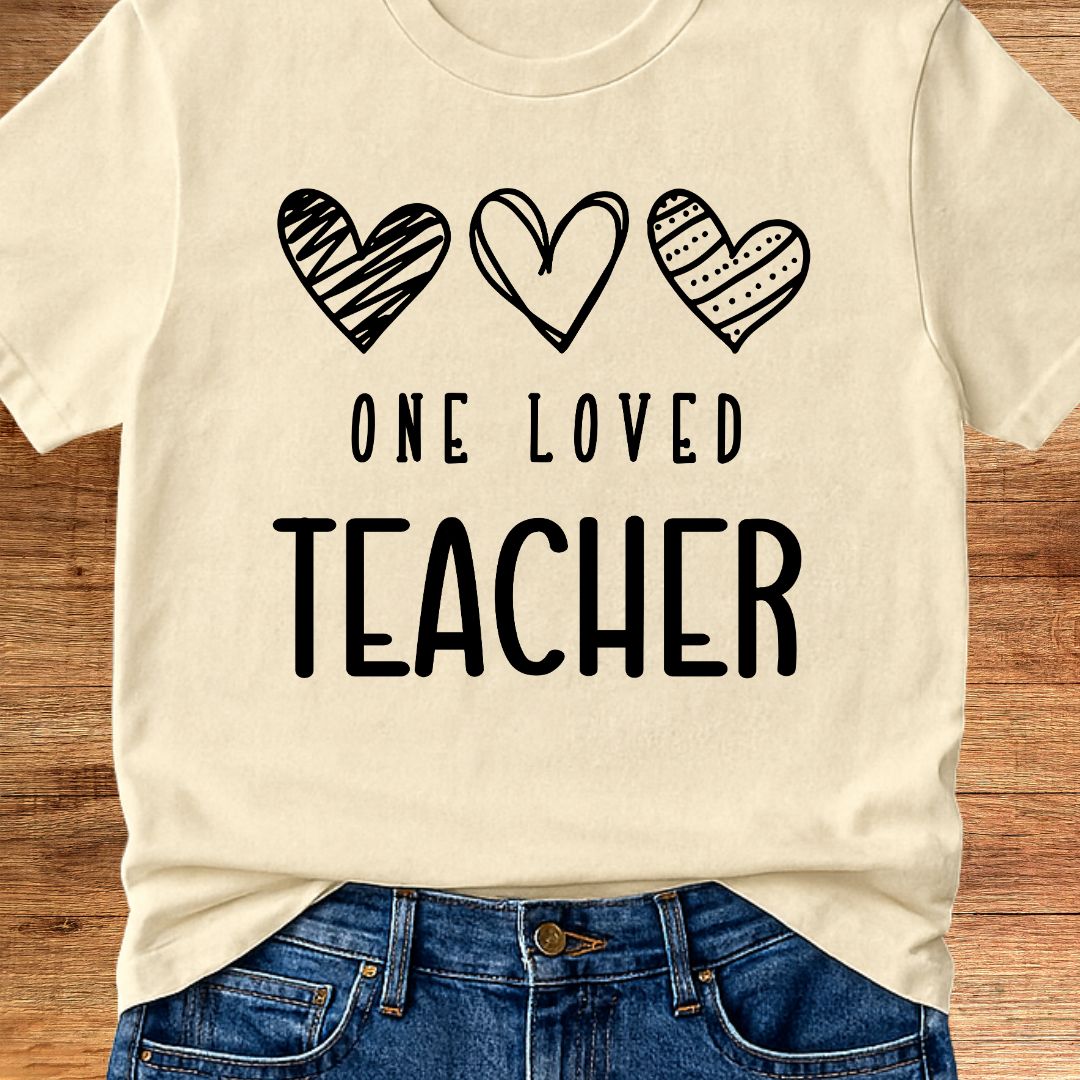 One Loved Teacher T-Shirt - teachngear