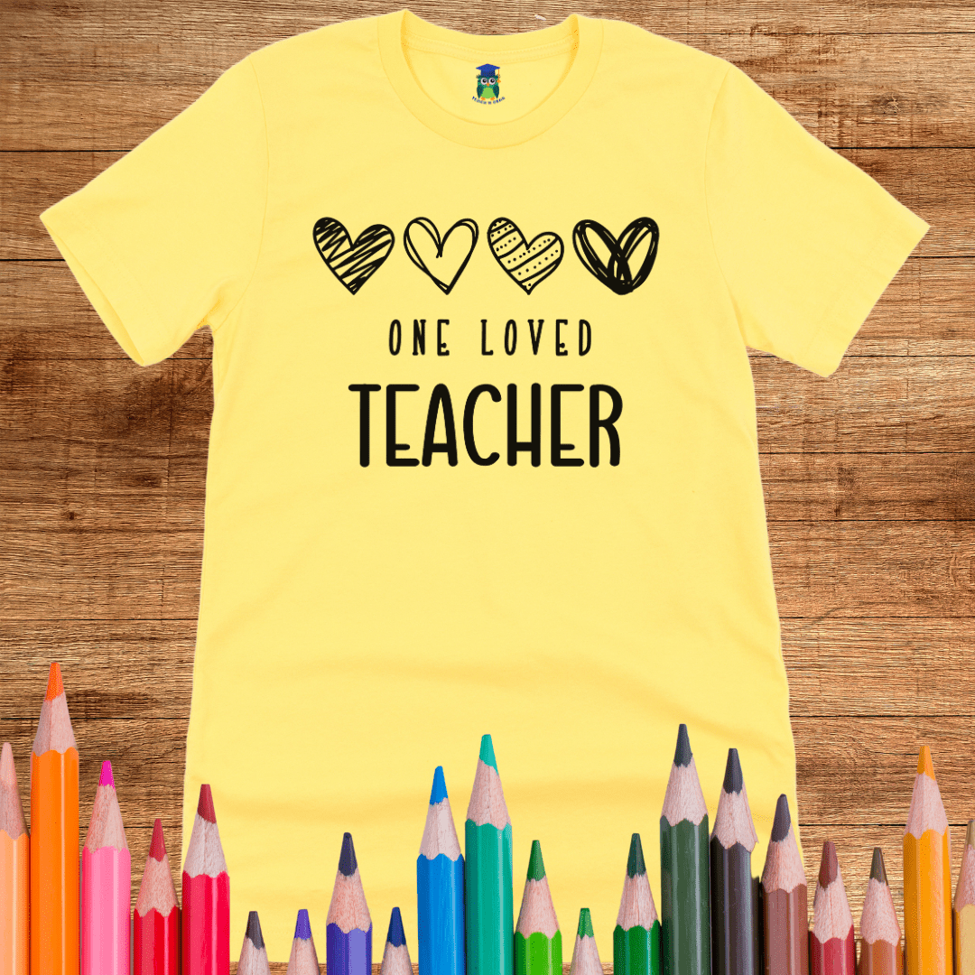 One Loved Teacher T-Shirt - teachngear