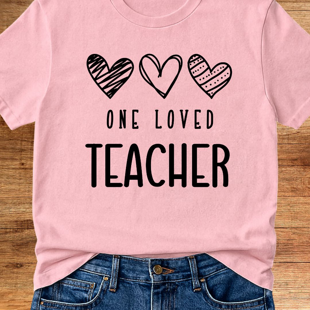 One Loved Teacher T-Shirt - teachngear