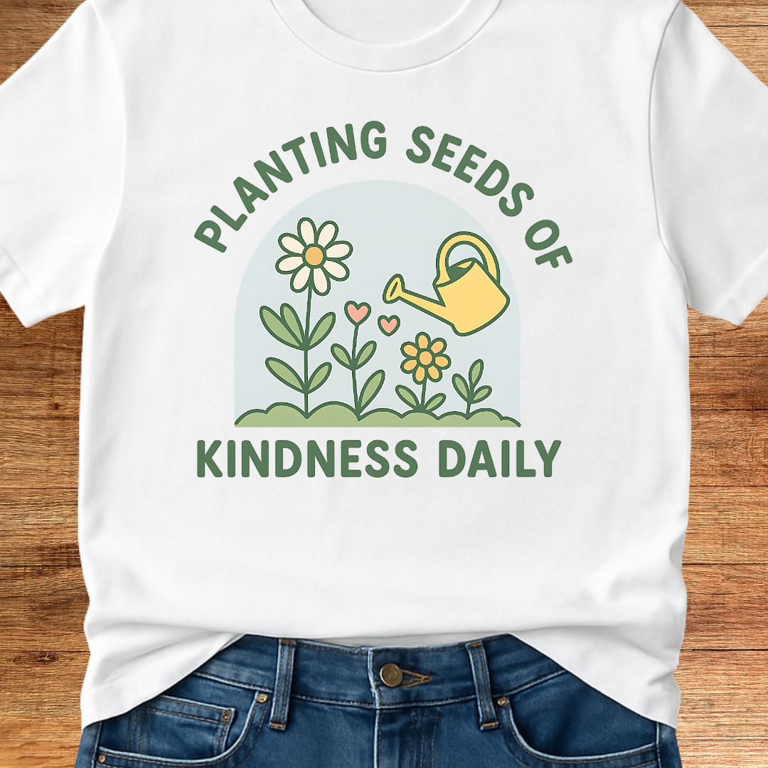Planting Seeds of Kindness Teacher T-Shirt - teachngear