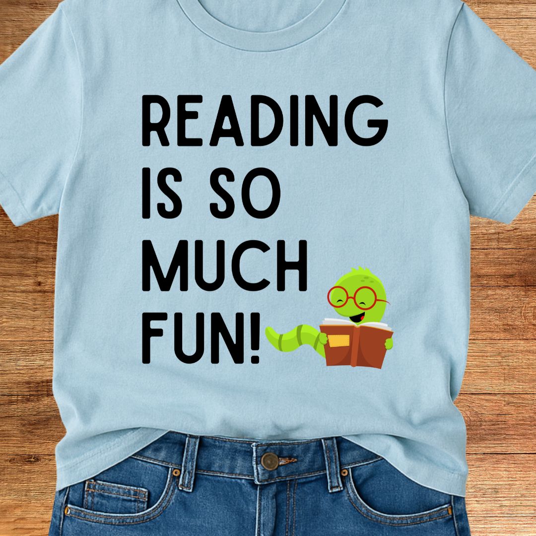 Reading is so much Fun Teacher T-Shirt - teachngear