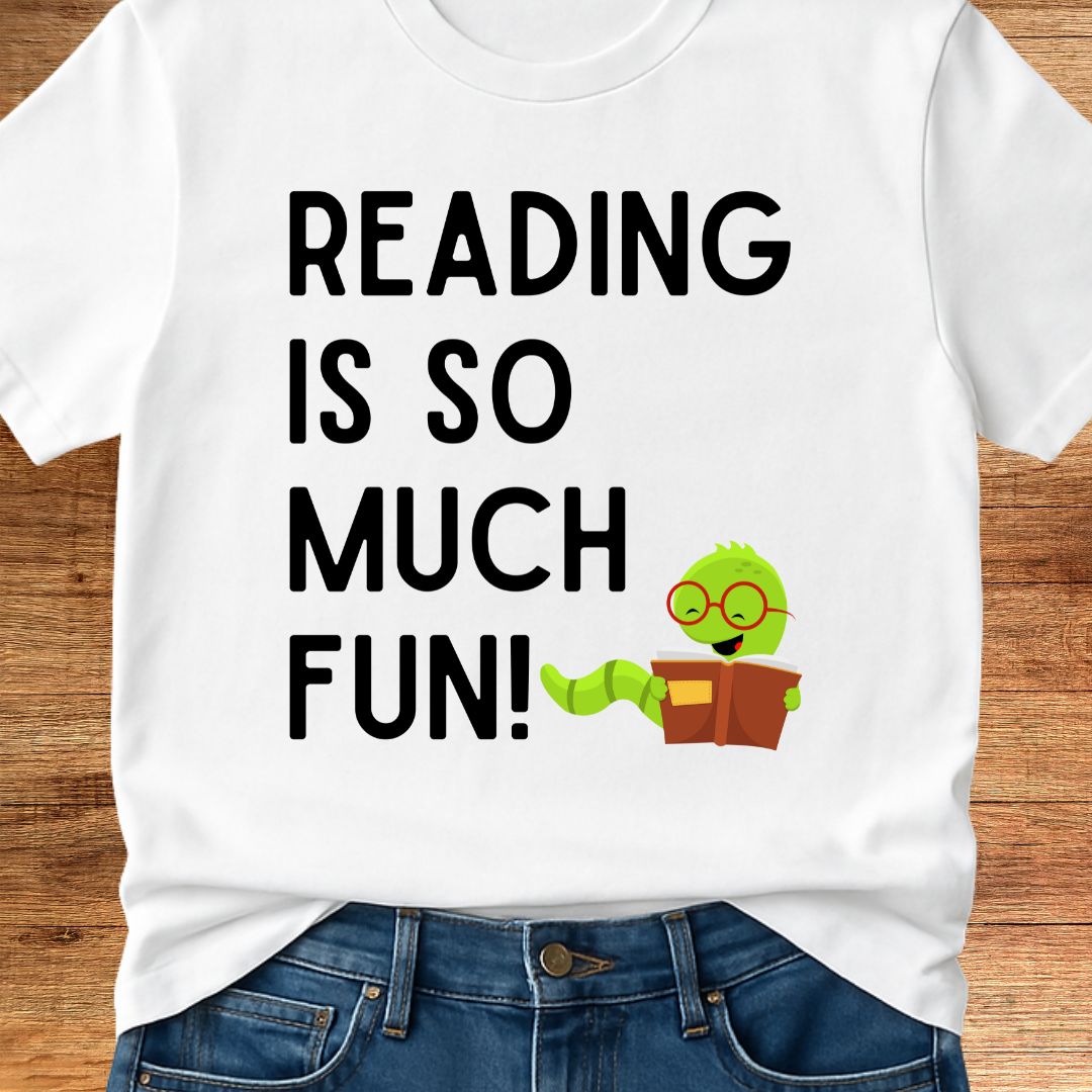 Reading is so much Fun Teacher T-Shirt - teachngear