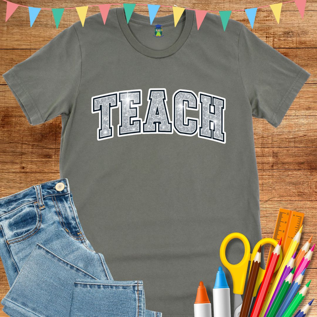 Shimmer Teach Teacher T-Shirt - teachngear