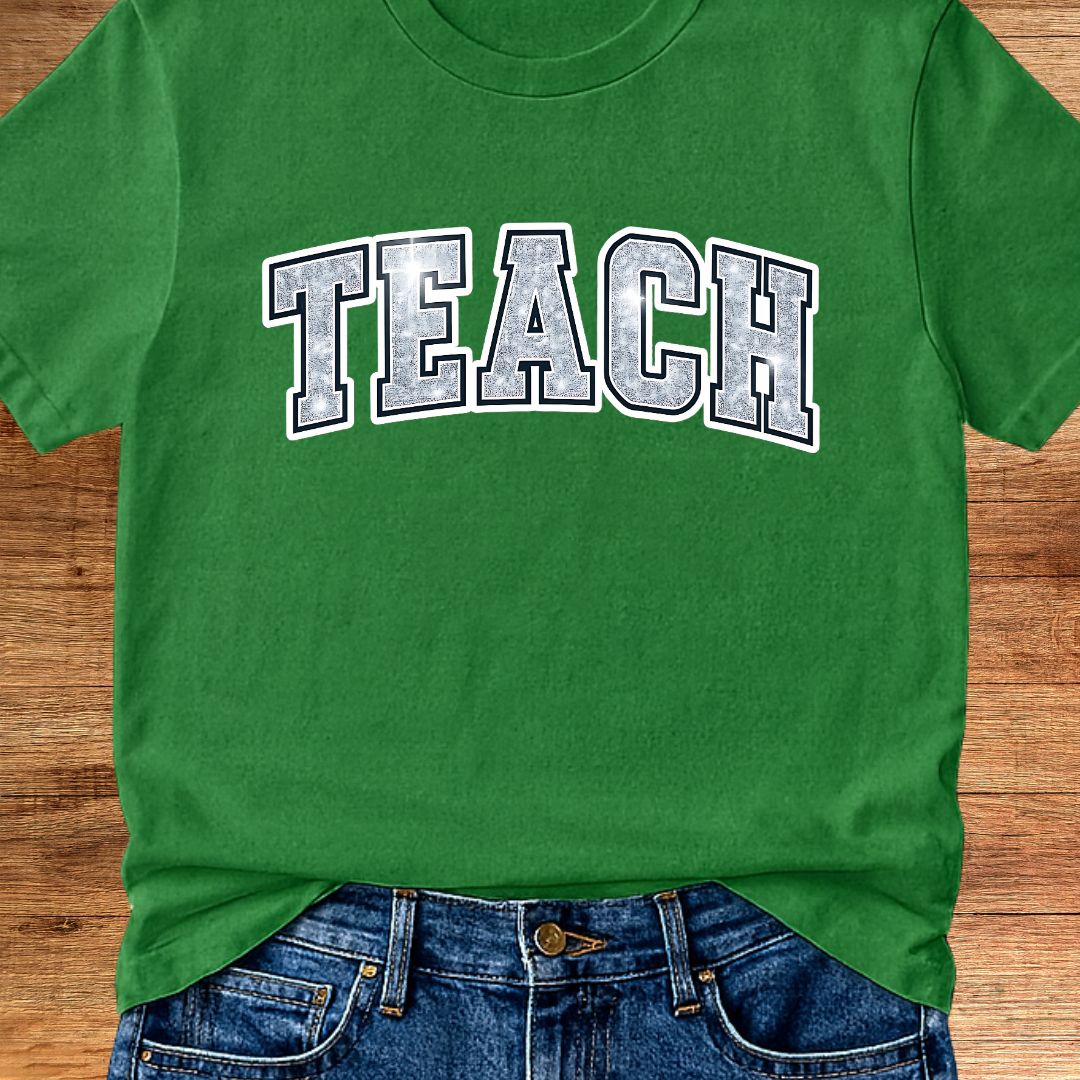 Shimmer Teach Teacher T-Shirt - teachngear