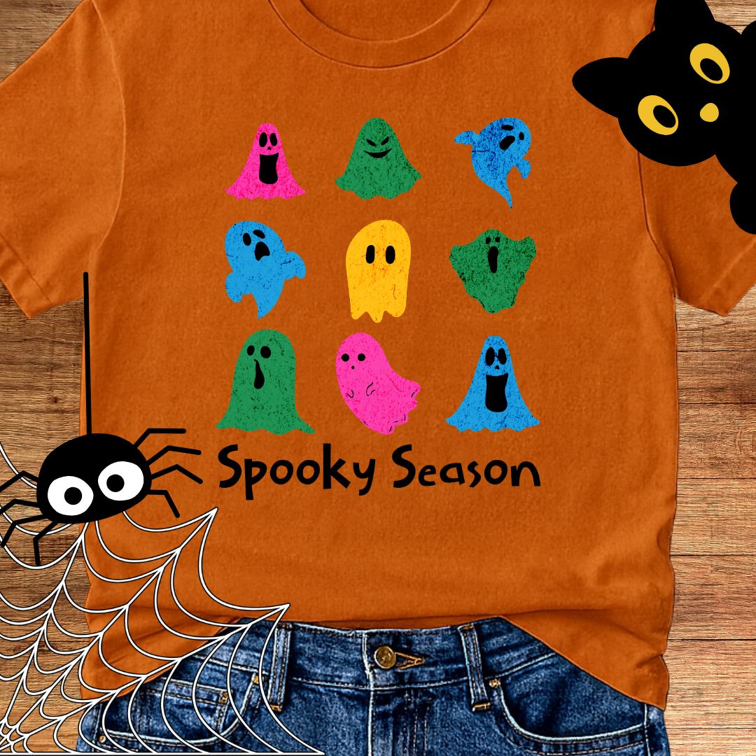 Spooky Season Halloween Teacher T-Shirt - teachngear