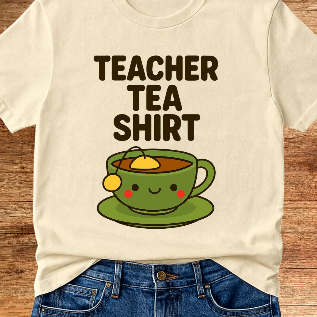 Tea Shirt Teacher T-Shirt - teachngear