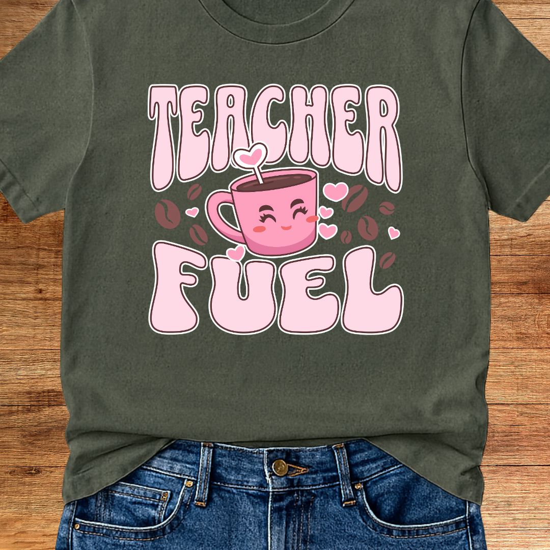 Teacher Fuel Teacher T-Shirt - teachngear