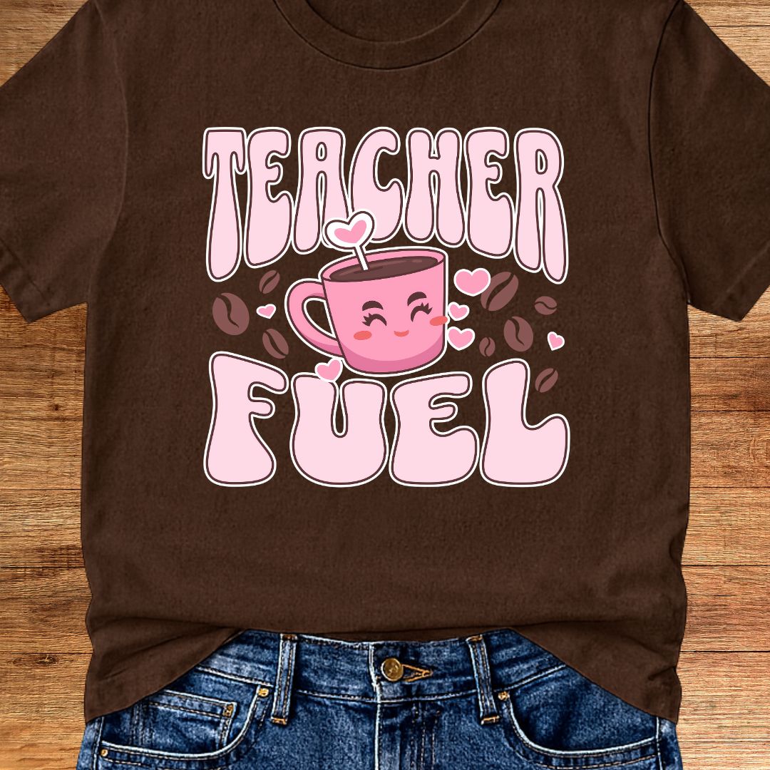 Teacher Fuel Teacher T-Shirt - teachngear