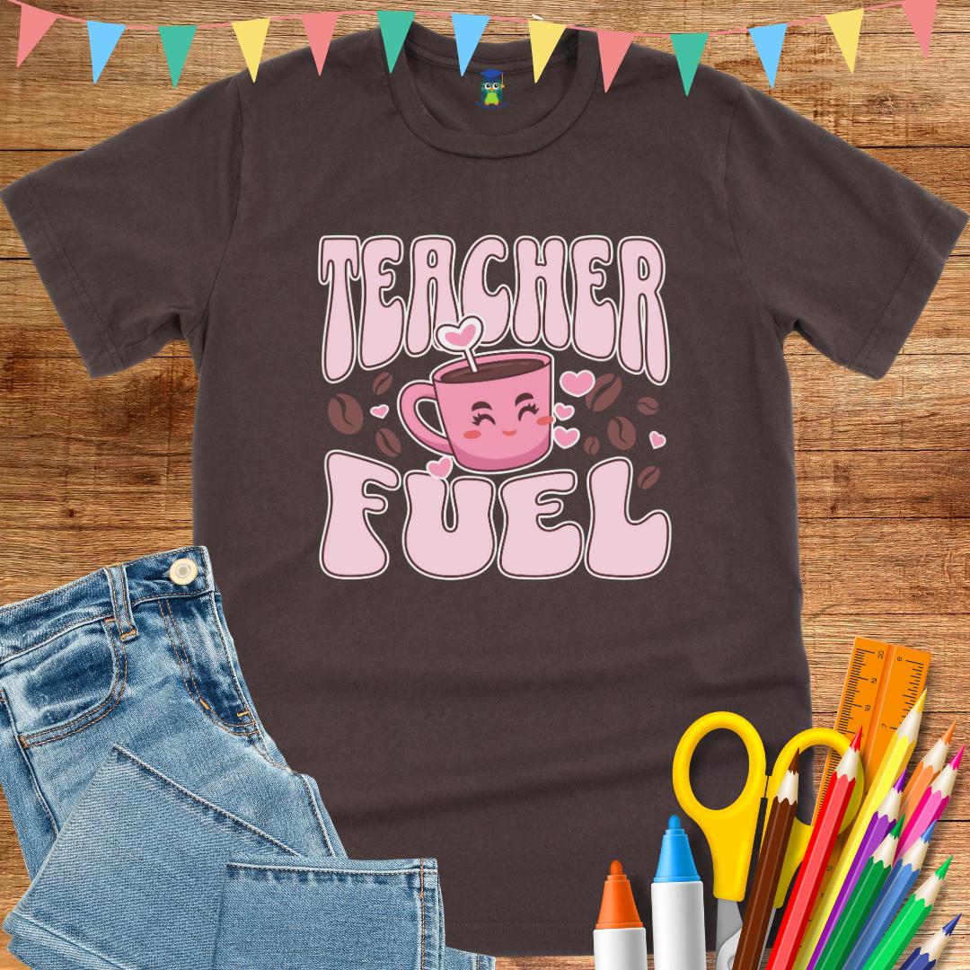 Teacher Fuel Teacher T-Shirt - teachngear