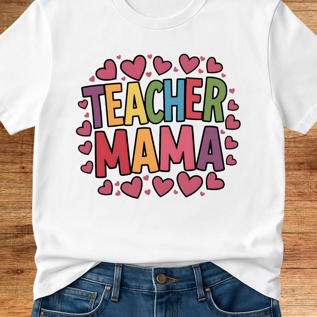 Teacher Mama Teacher T-Shirt - teachngear
