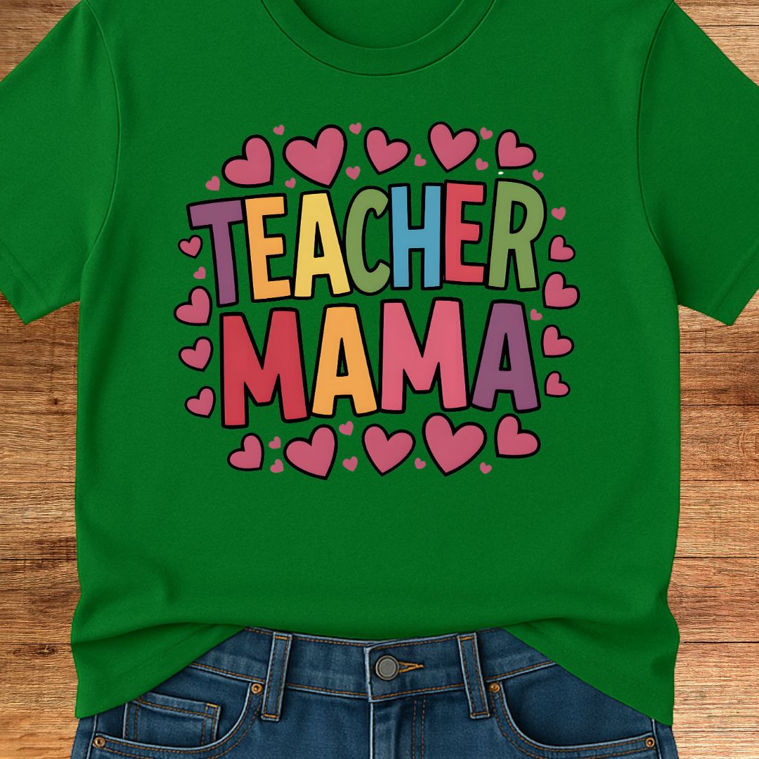 Teacher Mama Teacher T-Shirt - teachngear