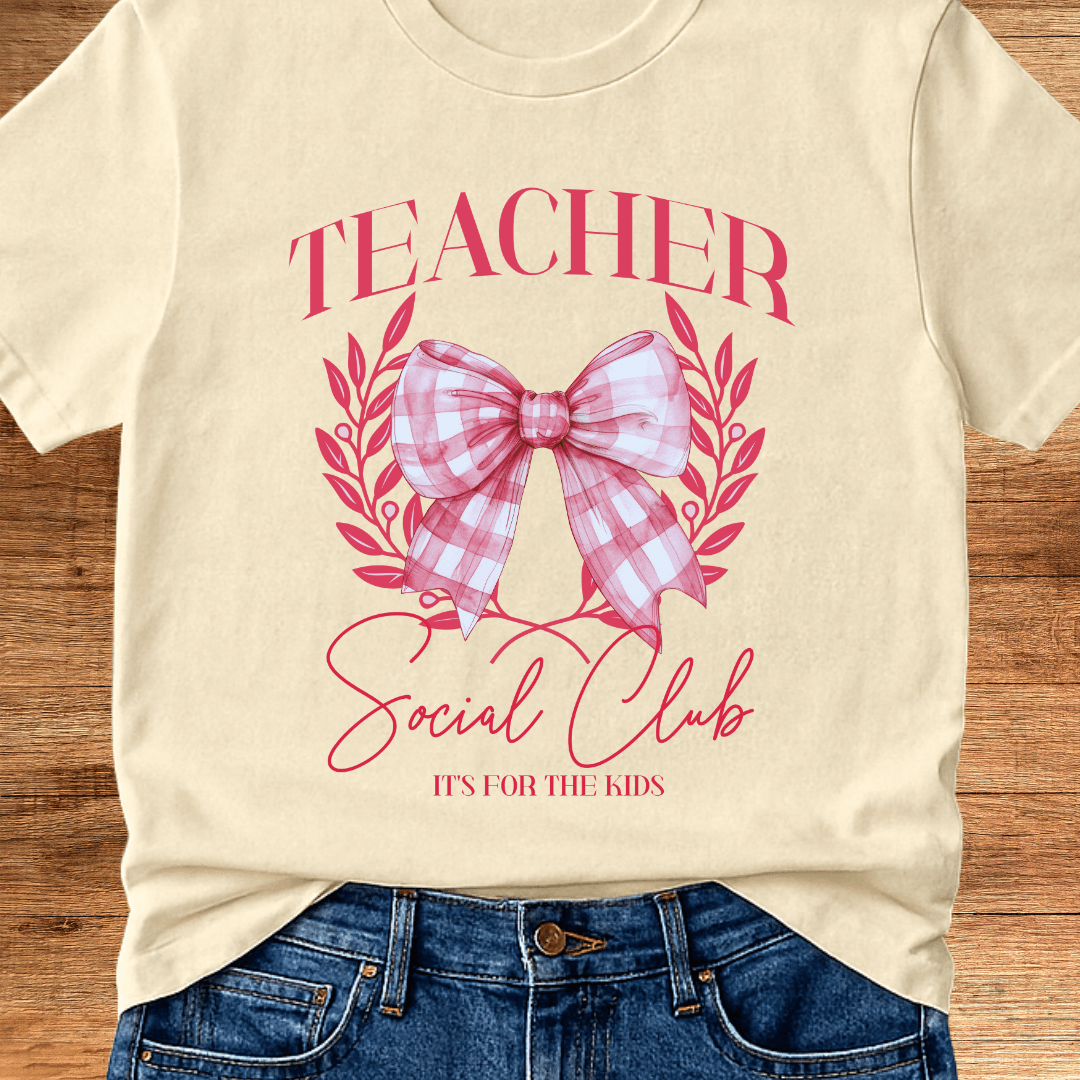 Teacher Social Club Teacher T-Shirt - teachngear