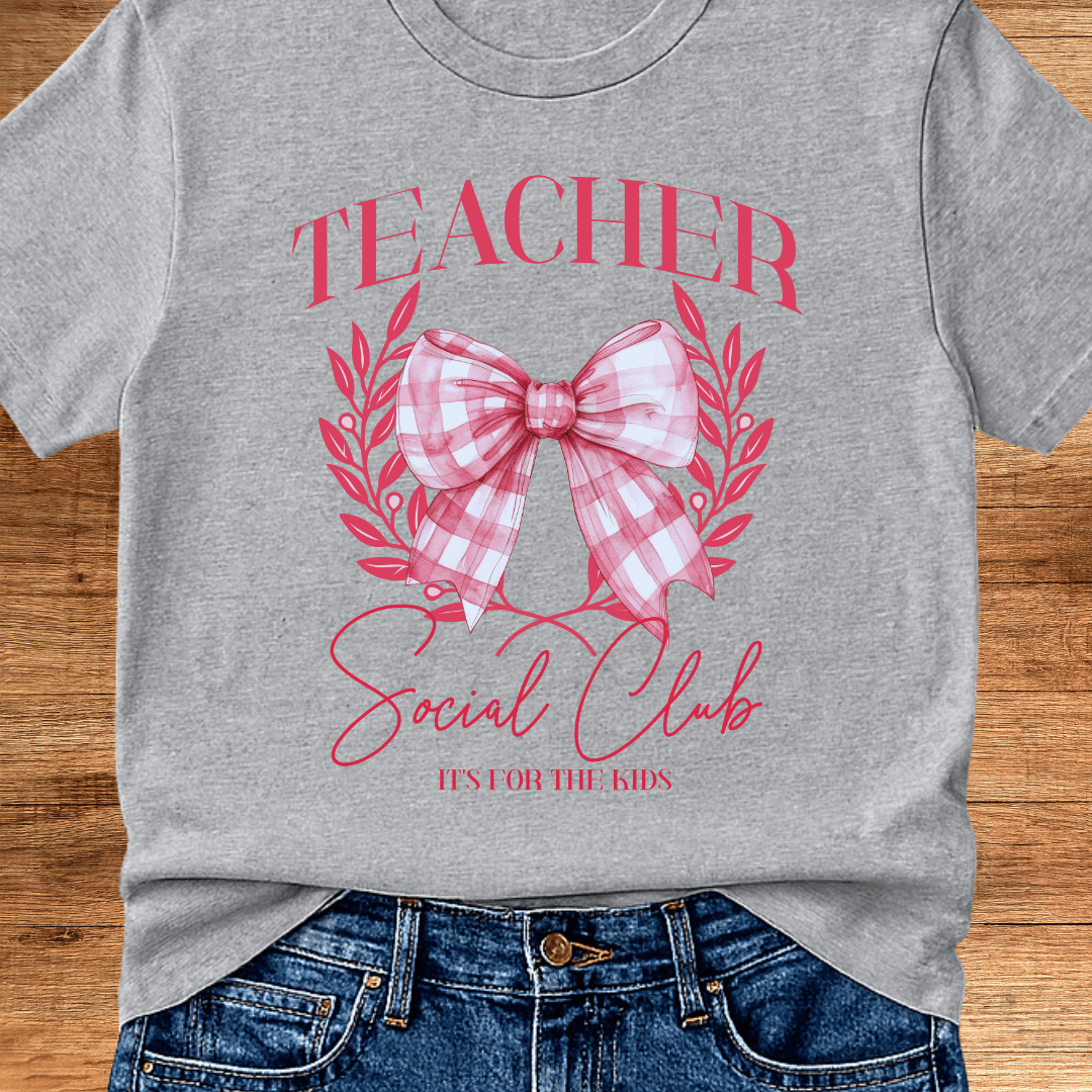 Teacher Social Club Teacher T-Shirt - teachngear