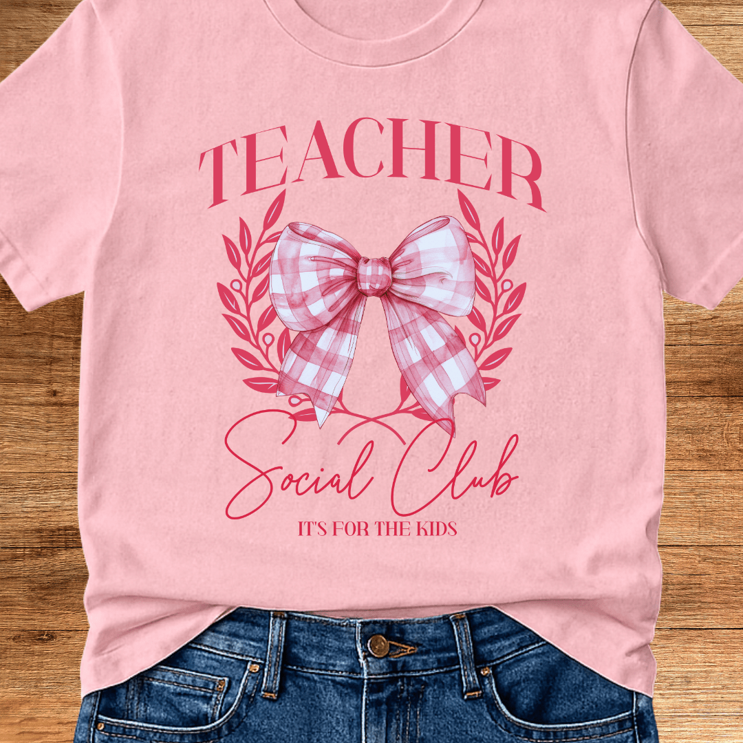 Teacher Social Club Teacher T-Shirt - teachngear