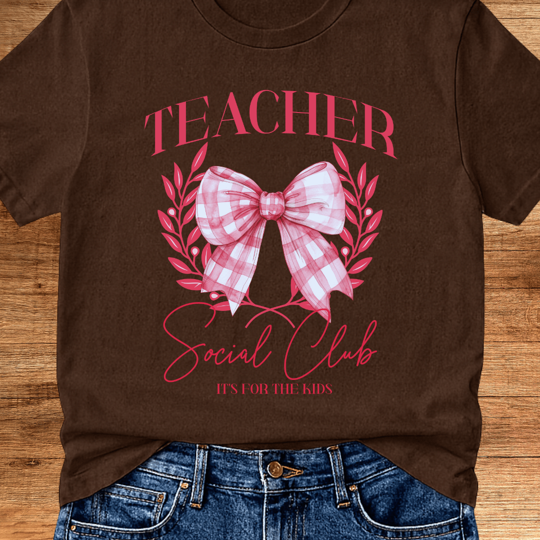 Teacher Social Club Teacher T-Shirt - teachngear