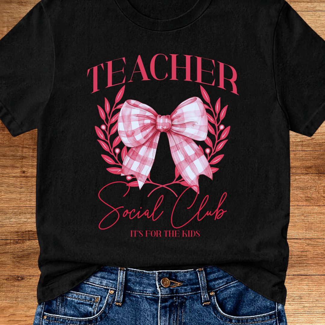 Teacher Social Club Teacher T-Shirt - teachngear