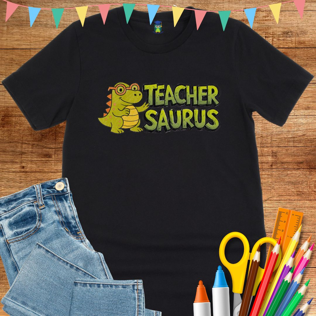 Teachersaurus Teacher T-Shirt - teachngear