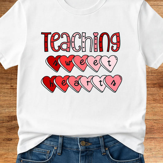 Teaching Sweethearts Teacher T-Shirt - teachngear