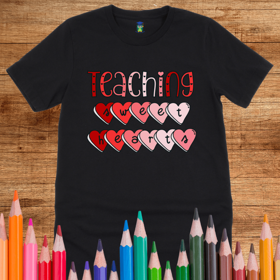 Teaching Sweethearts Teacher T-Shirt - teachngear