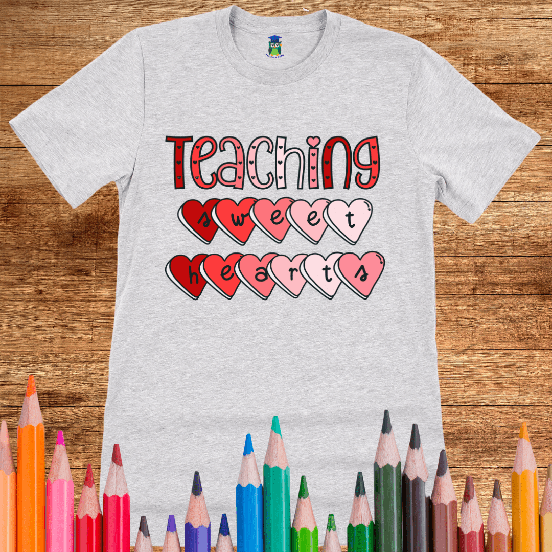 Teaching Sweethearts Teacher T-Shirt - teachngear