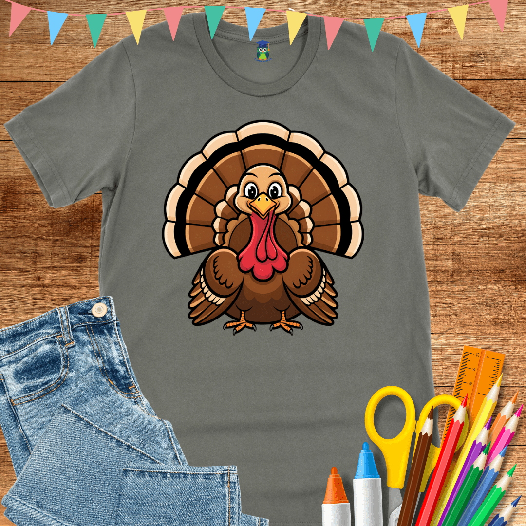 Thanksgiving Turkey Teacher Shirt - teachngear