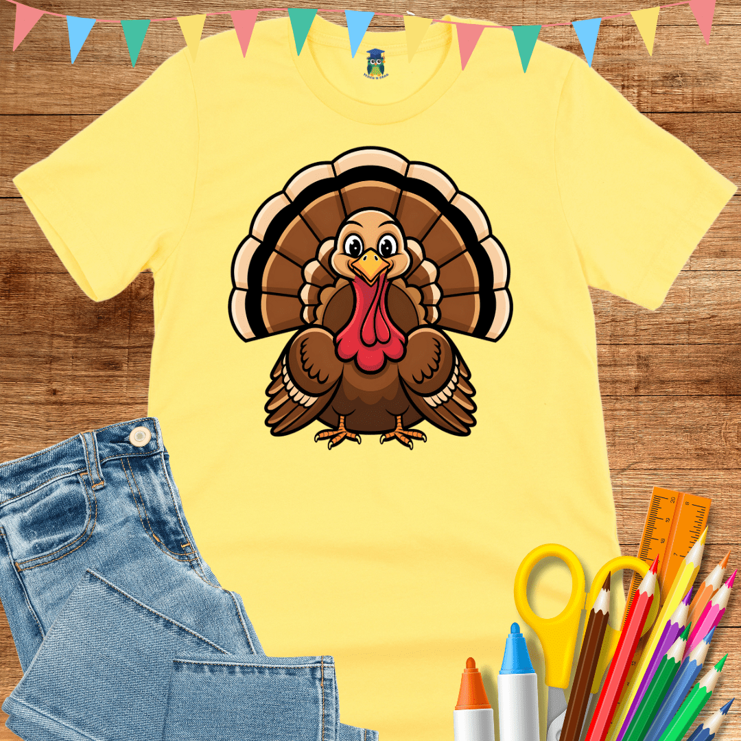 Thanksgiving Turkey Teacher Shirt - teachngear
