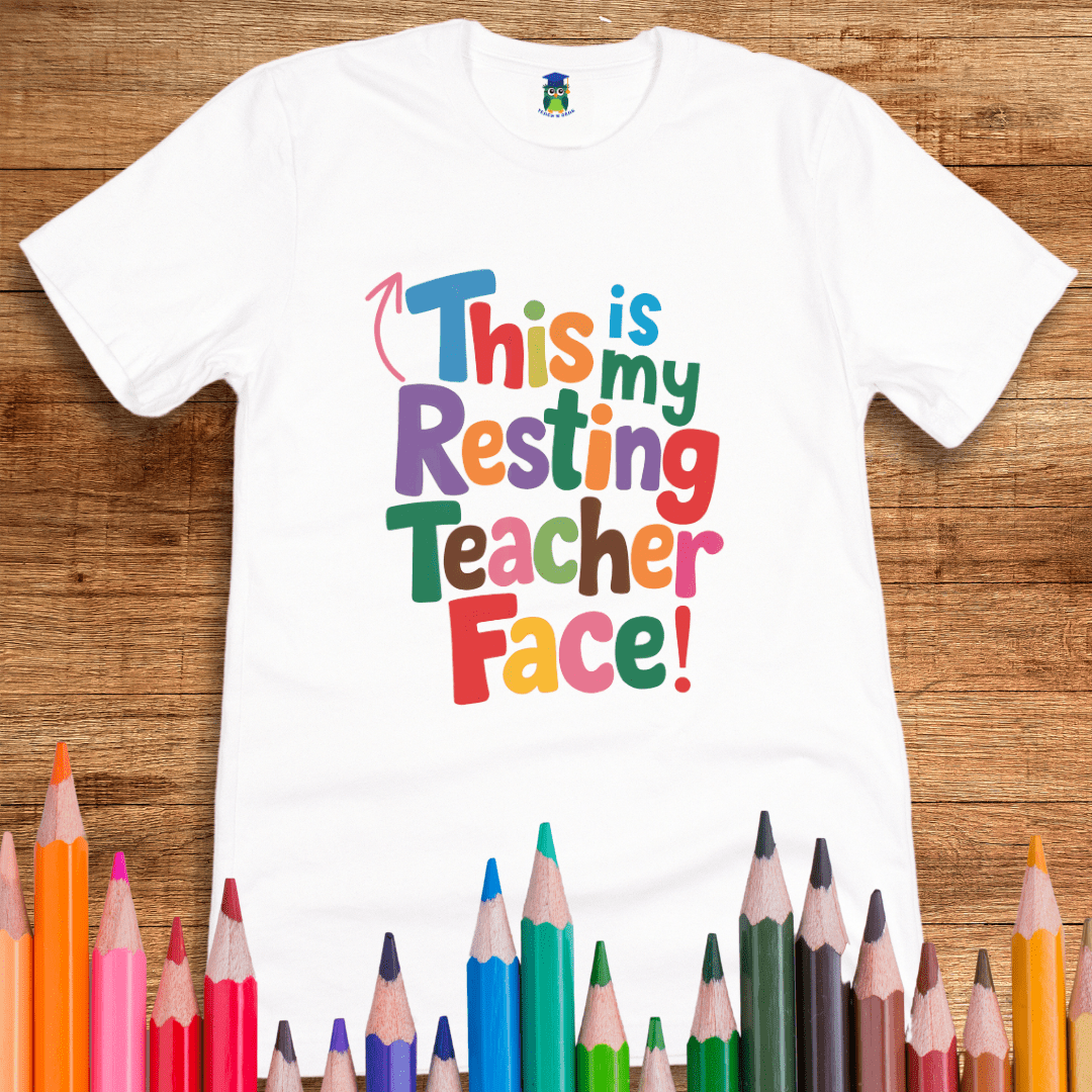 This is my Resting Teacher Face Teacher Shirt - teachngear