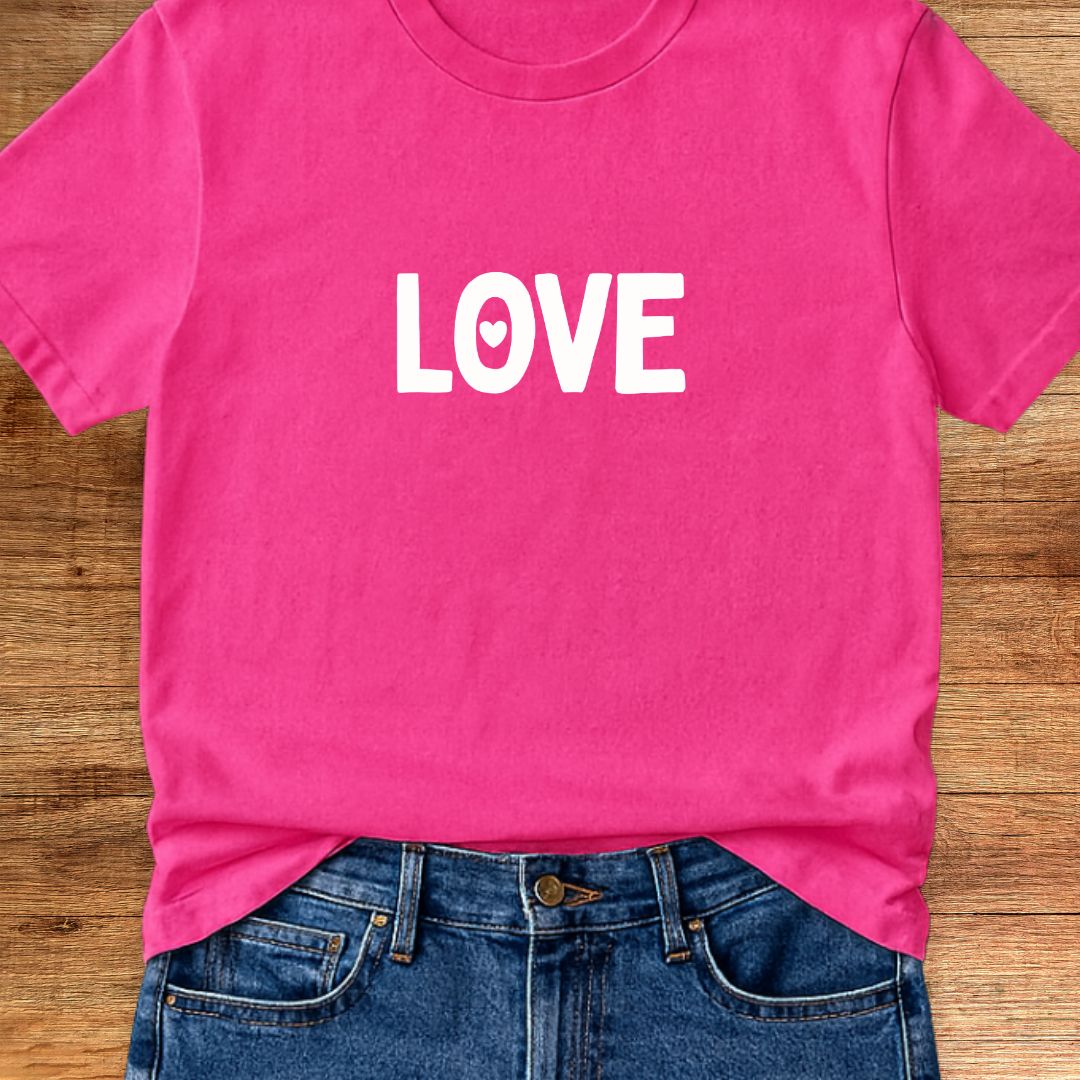 Valentines LOVE Teacher T-Shirt - teachngear