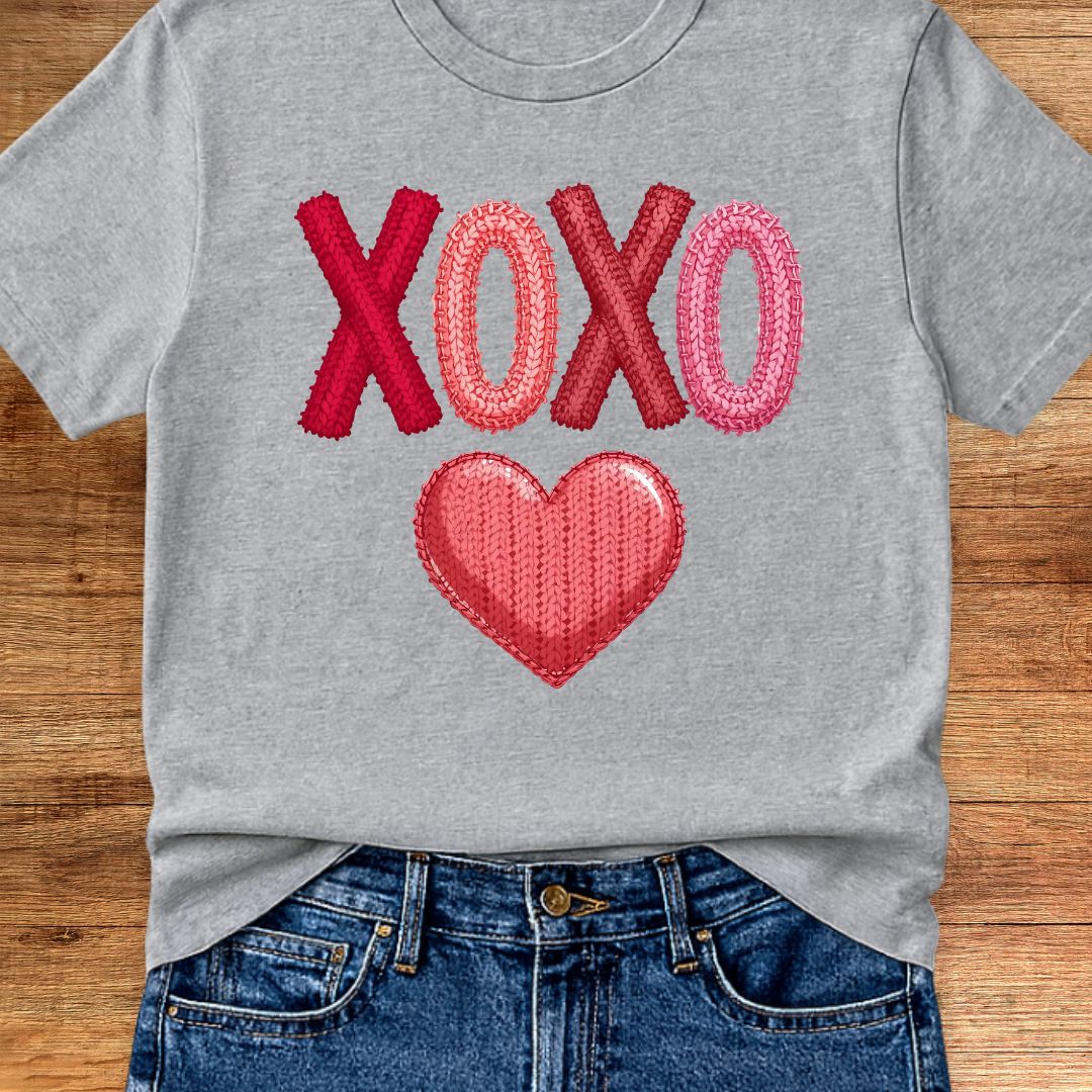 Valentines XOXO Teacher T-Shirt - teachngear