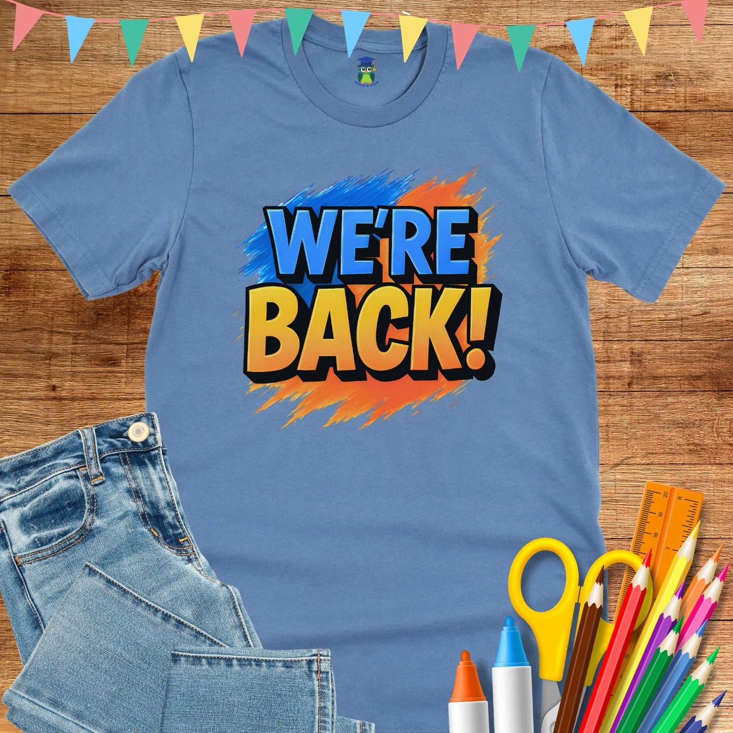 We're Back Teacher T-Shirt - teachngear