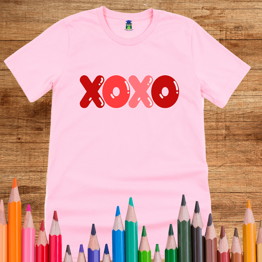 XOXO Teacher T-Shirt - teachngear