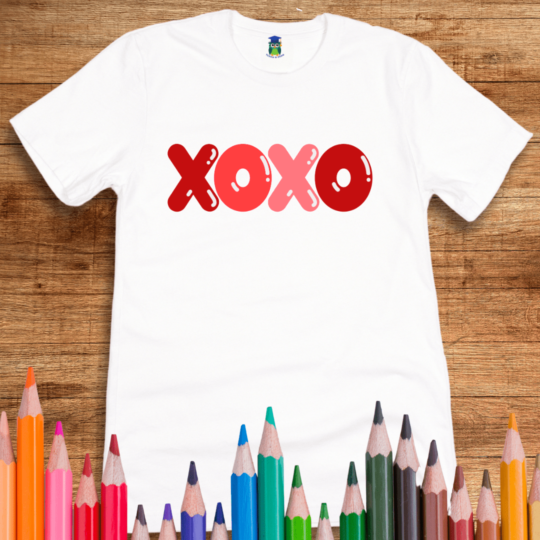 XOXO Teacher T-Shirt - teachngear