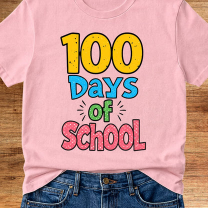 100 Days of School Teacher T-Shirt - teachngear