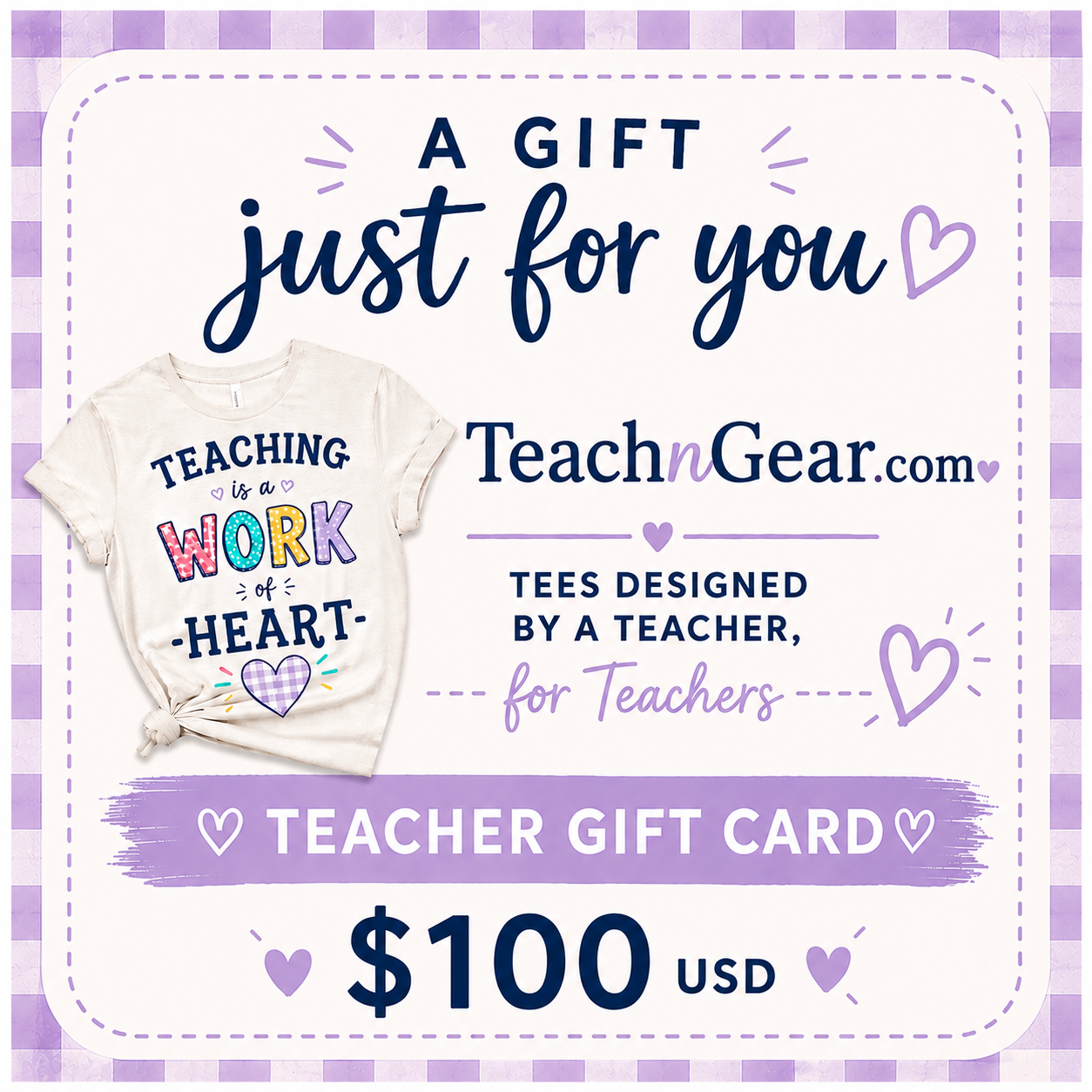 TeachnGear Teacher Gift Cards