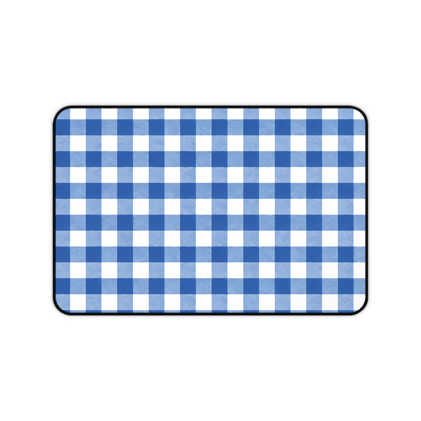 Blue Gingham Teacher Desk Mat