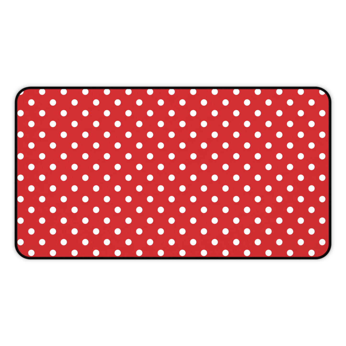Red Polka Dot Teacher Desk Mat