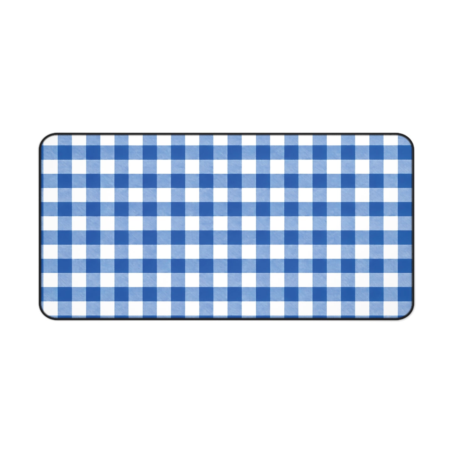 Blue Gingham Teacher Desk Mat