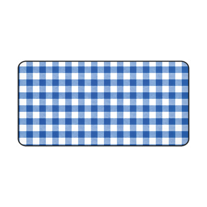 Blue Gingham Teacher Desk Mat