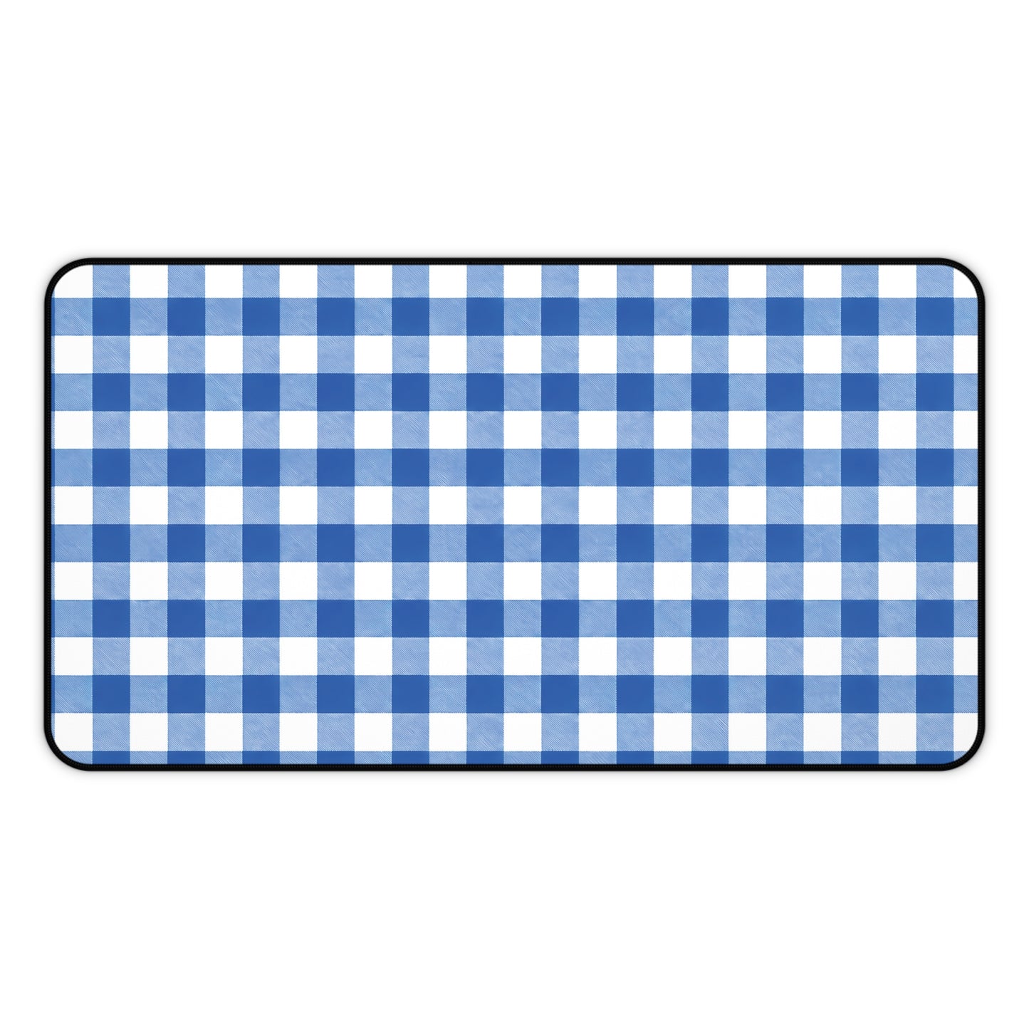 Blue Gingham Teacher Desk Mat