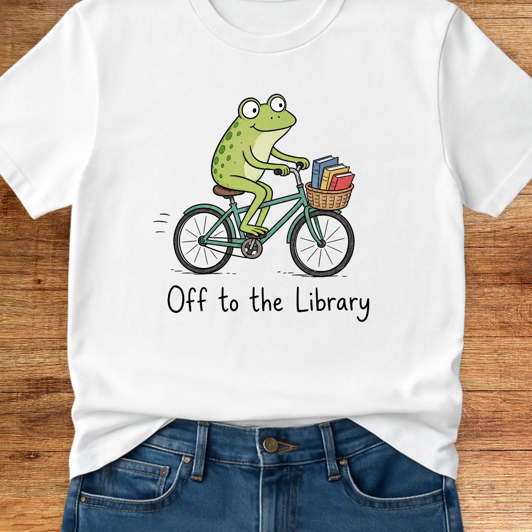 Off to the Library Teacher T-Shirt