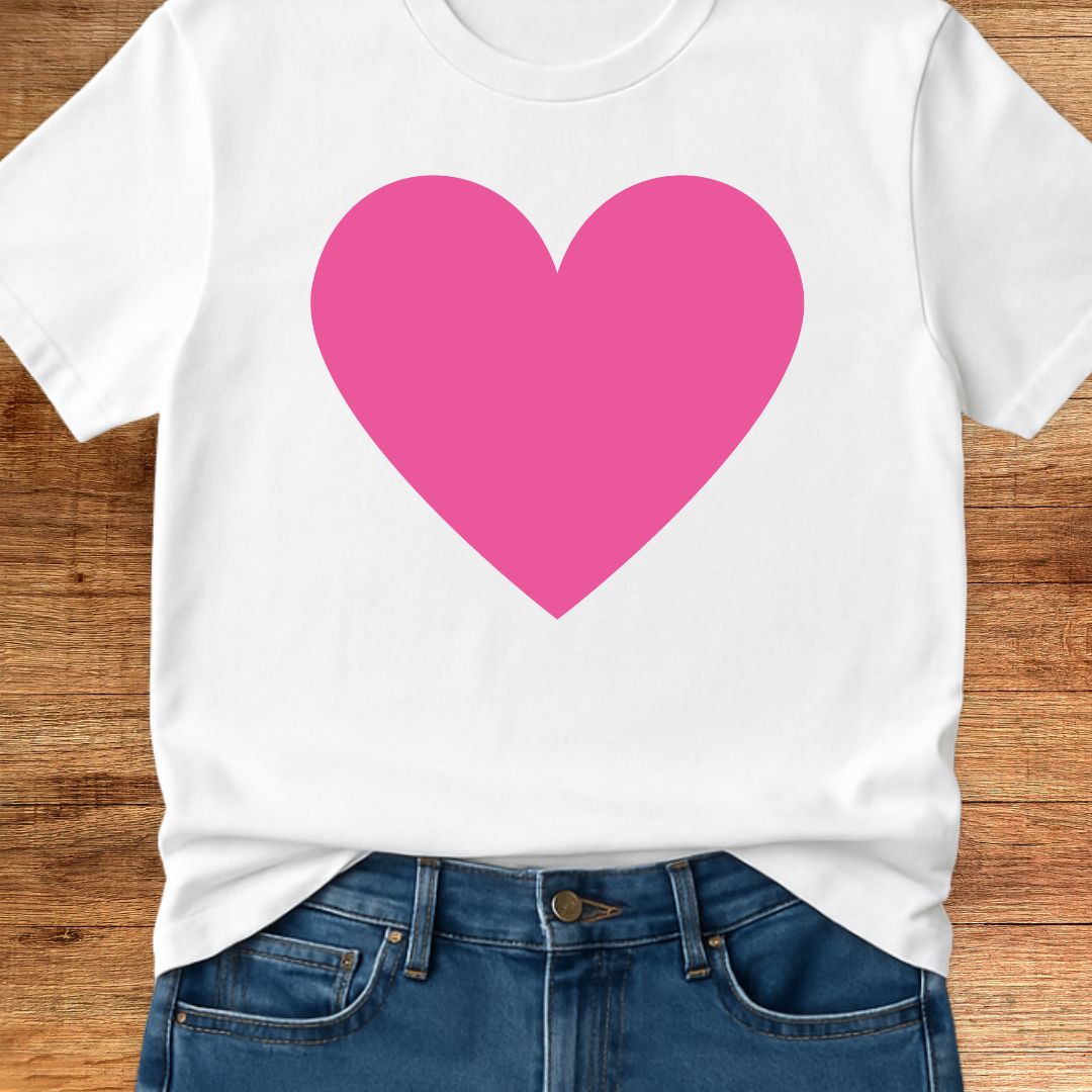 Plain Heart Teacher T-Shirt
