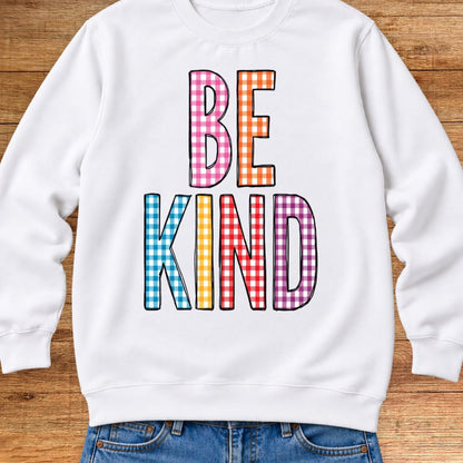 Gingham Be Kind Teacher Sweatshirt