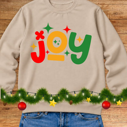 Joy Christmas Teacher Sweatshirt