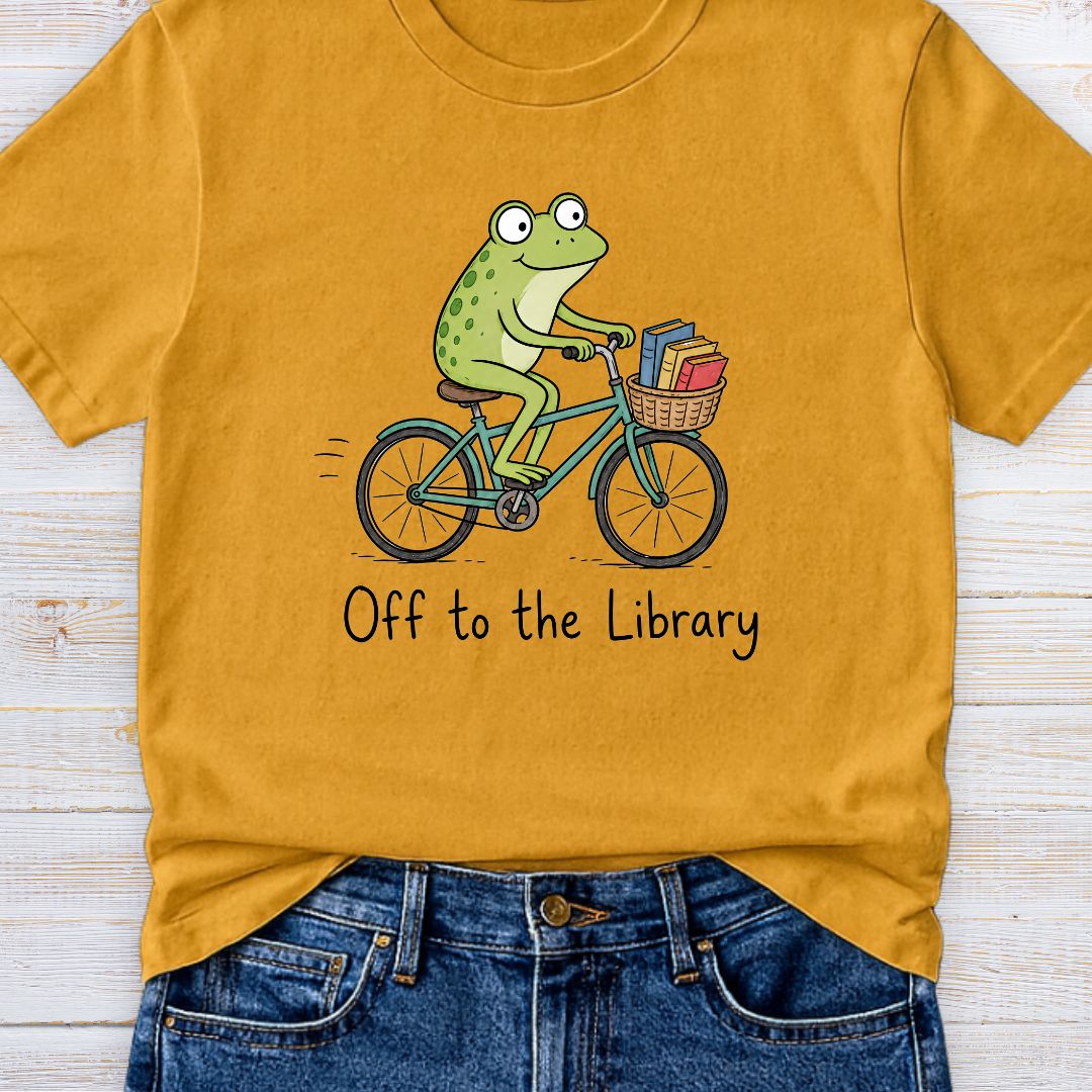 Off to the Library Teacher T-Shirt
