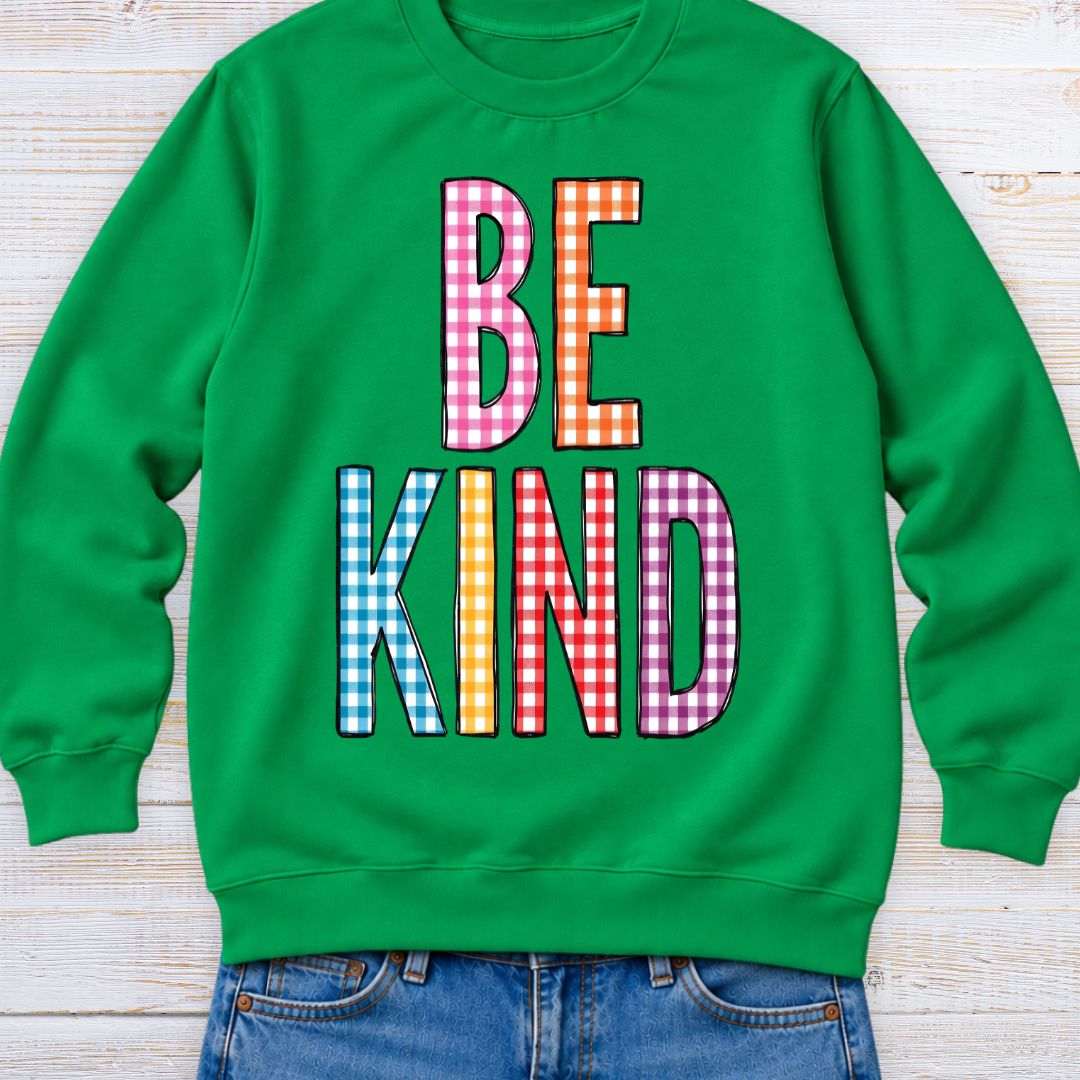 Gingham Be Kind Teacher Sweatshirt