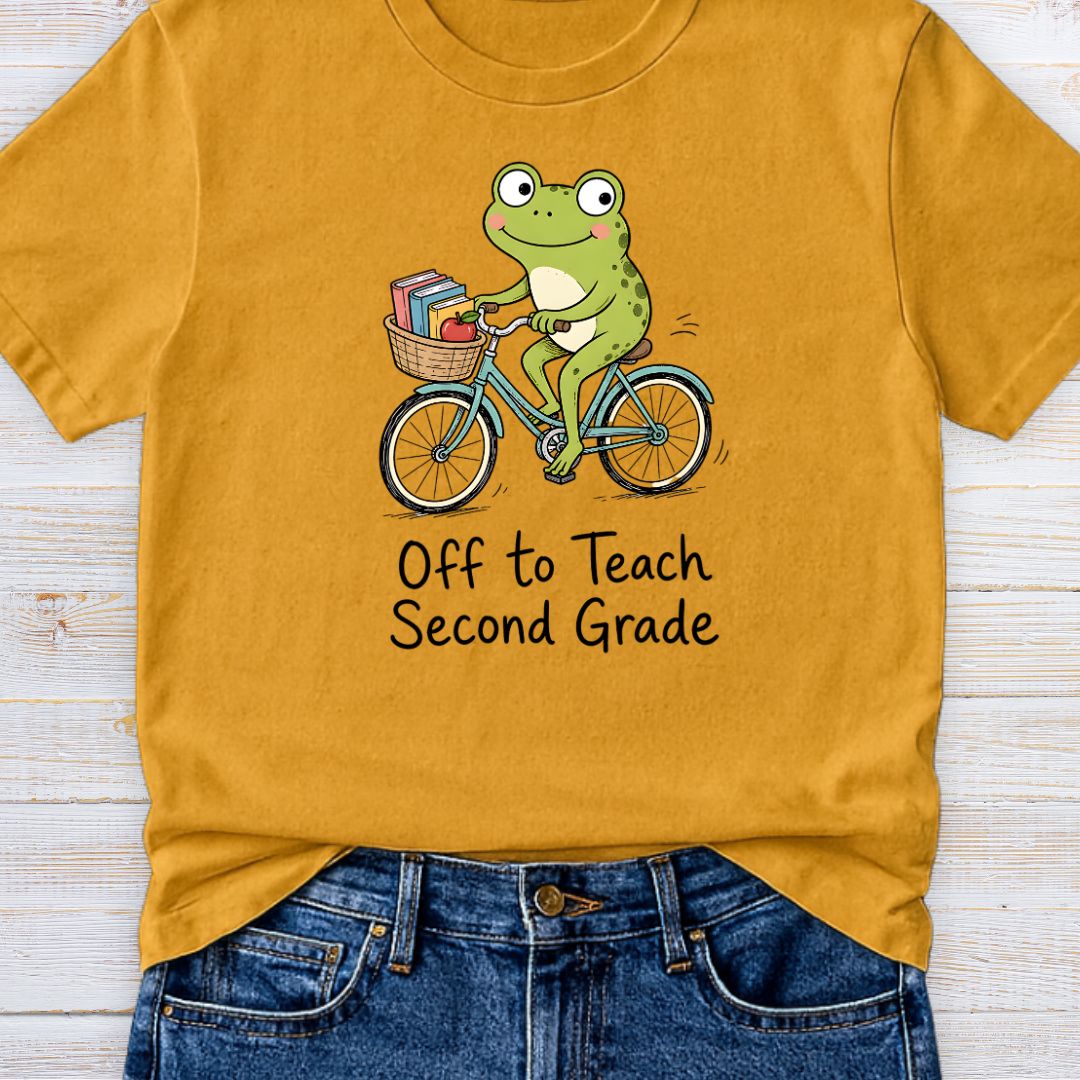 Off to Teach Second Grade Teacher T-Shirt